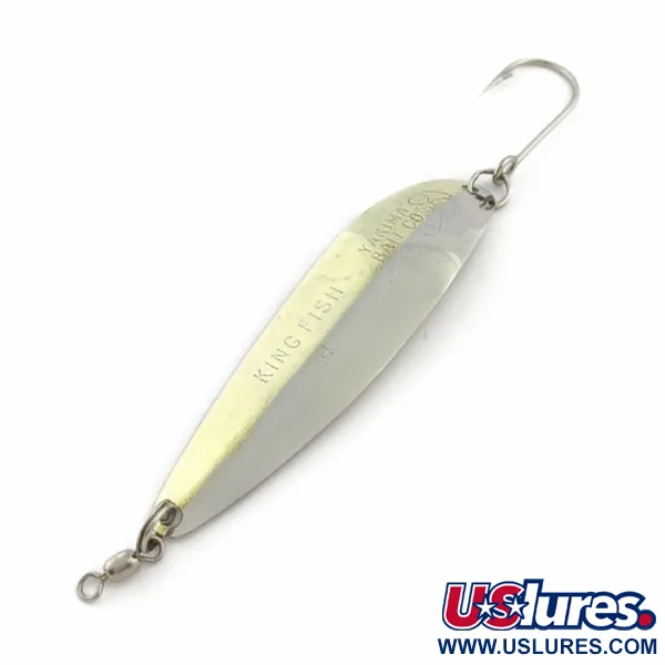 Vintage  Yakima Bait Yakima bait King fish 4, 1/3oz nickel/brass fishing spoon #23774