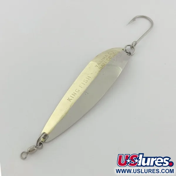 Vintage  Yakima Bait Yakima bait King fish 4, 1/3oz nickel/brass fishing spoon #23774
