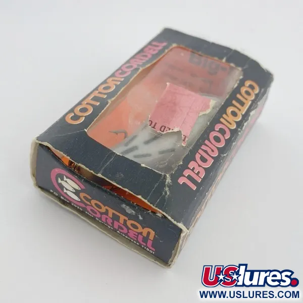 Vintage   Cotton Cordell Big O, 1/2oz Blue eyes Bar Fish fishing lure #23776