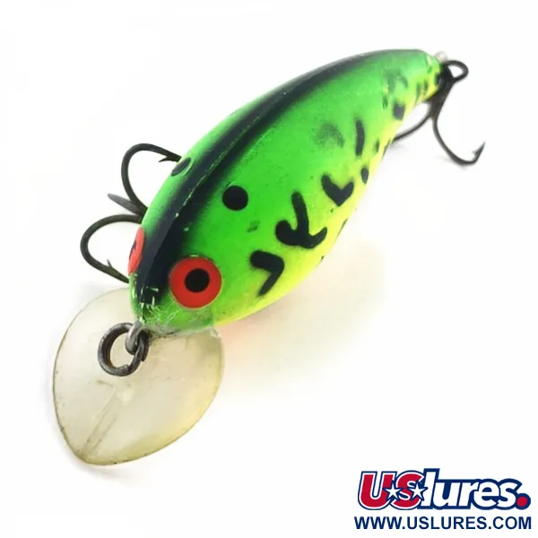 Vintage   Bomber model A baby striper Screw Tail, 2/5oz Fire tiger fishing lure #23780