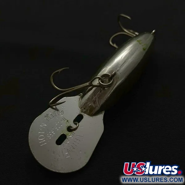 Vintage   Storm Hot'N'Tot Thin Fin, 2/5oz silver shad fishing lure #23786