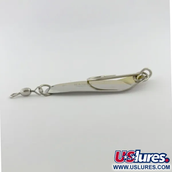 Vintage   Andy Reekers #4, 1/4oz gold/nickel fishing spoon #23794