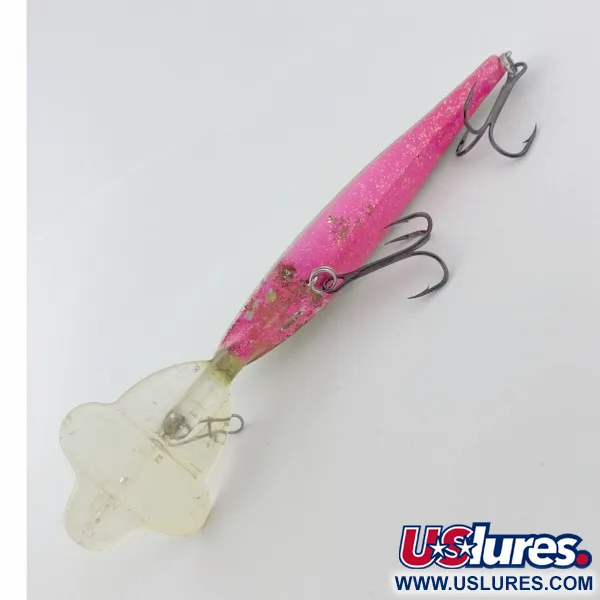 Vintage   Luhr Jensen Power Hot Lips Minnow, 3/5oz  fishing lure #23803