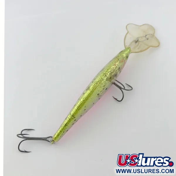 Vintage   Luhr Jensen Power Hot Lips Minnow, 3/5oz  fishing lure #23803