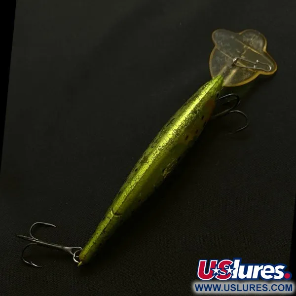 Vintage   Luhr Jensen Power Hot Lips Minnow, 3/5oz  fishing lure #23803
