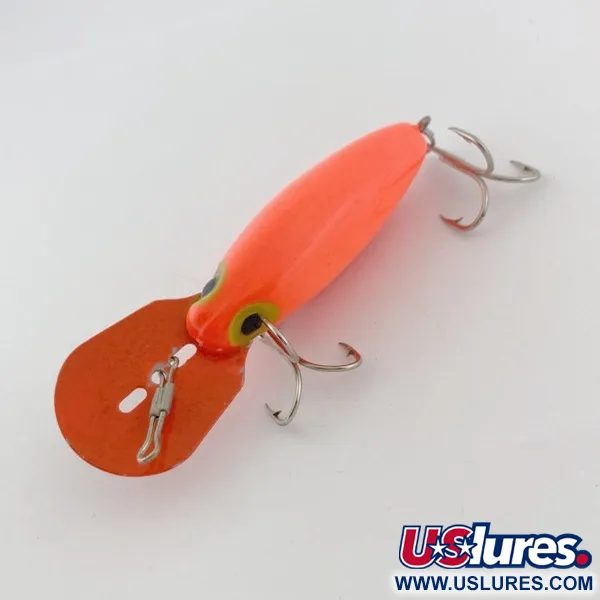 Vintage   Storm Hot'N'Tot Thin Fin, 2/5oz hot orange fishing lure #23823