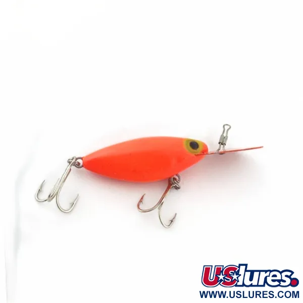Vintage   Storm Hot'N'Tot Thin Fin, 2/5oz hot orange fishing lure #23823