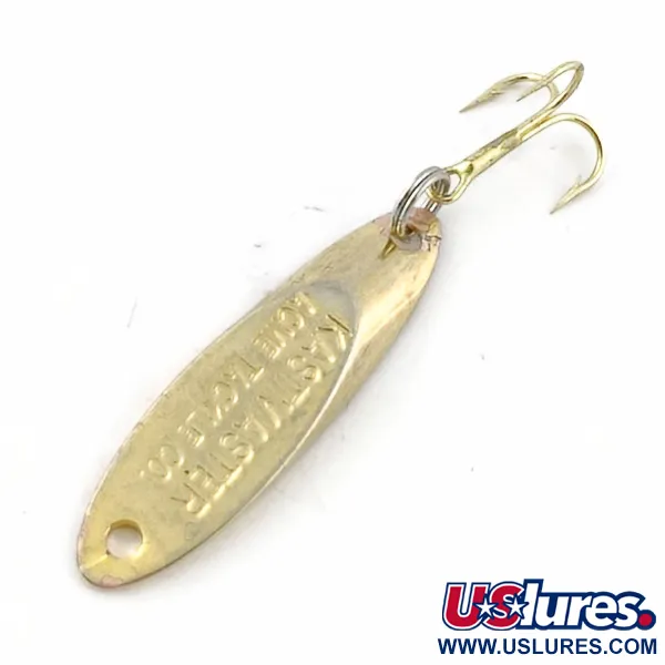 Vintage  Acme  Kastmaster, 1/8oz gold fishing spoon #23824