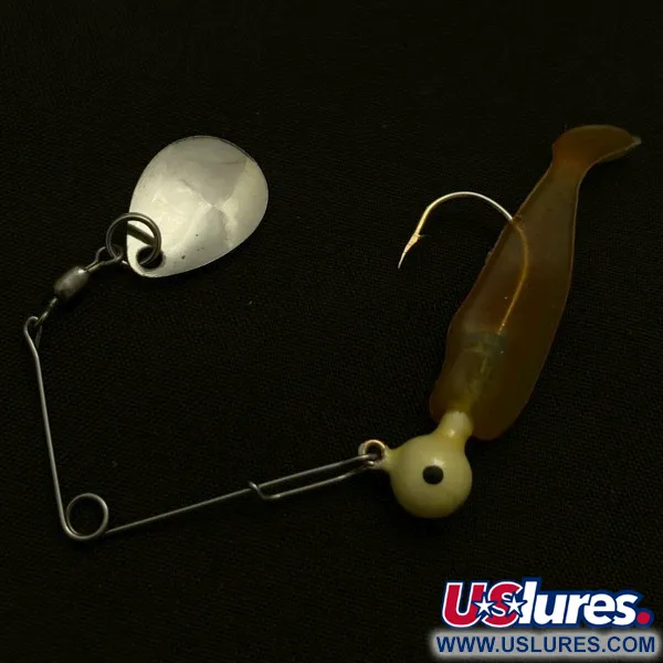 Vintage   Mister Twister Spinnerbait, 3/16oz nickel spinning lure #23843