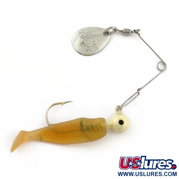 Vintage   Mister Twister Spinnerbait, 3/16oz nickel spinning lure #23843