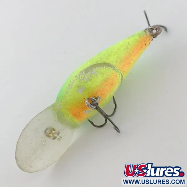 Vintage   Bomber model 6A screw tail, 1/3oz Green fishing lure #23850