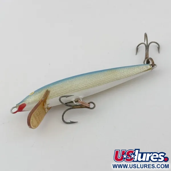 Vintage   Rapala Original Floater F7 (Finland), 1/8oz B fishing lure #23853