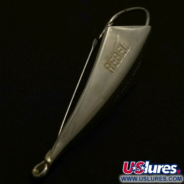 Vintage   Rebel Arrowhead, 2/5oz silver fishing spoon #23854