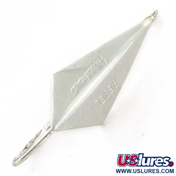 Vintage   Rebel Arrowhead, 2/5oz silver fishing spoon #23854