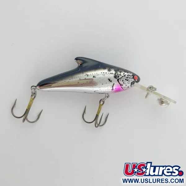 Vintage   Rebel Wally Demon, 2/5oz silver fishing lure #23874