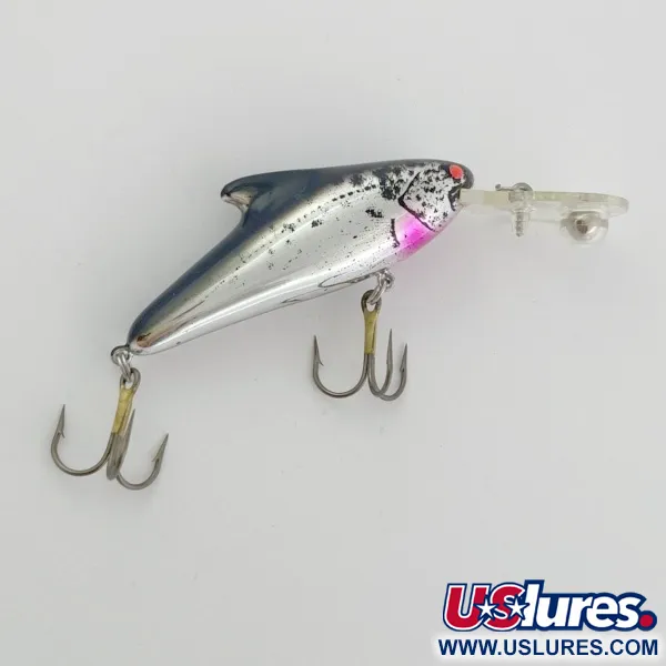 Vintage   Rebel Wally Demon, 2/5oz silver fishing lure #23874