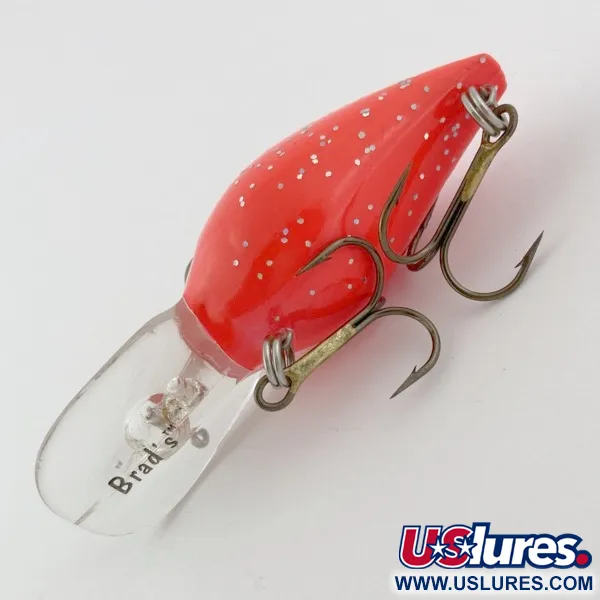 Vintage   Brad’s Killer Wiggler, 2/5oz red fishing lure #23882