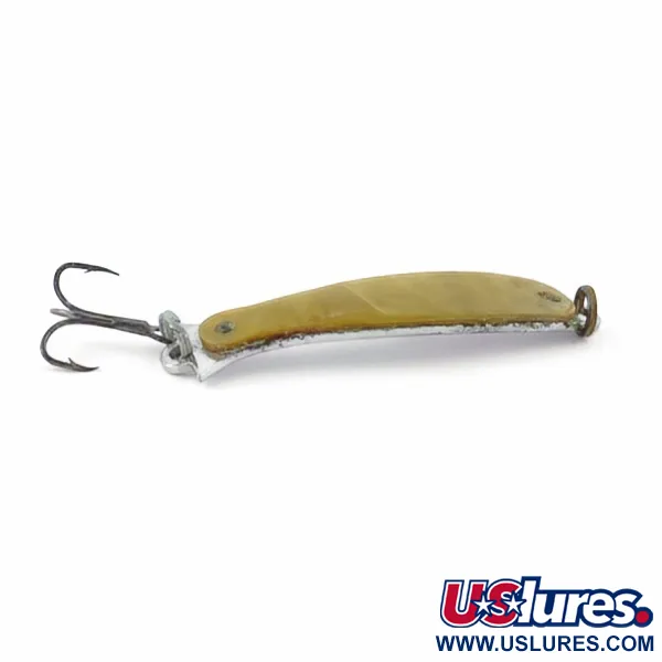 Vintage   Worth Water Demon, 1/4oz abalone fishing spoon #23889