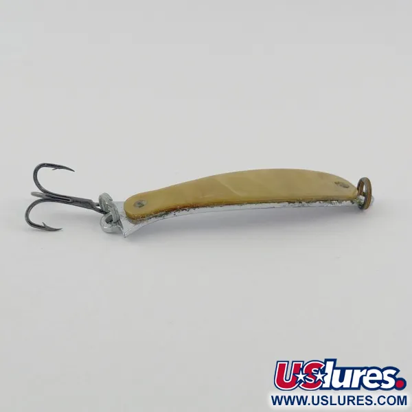 Vintage   Worth Water Demon, 1/4oz abalone fishing spoon #23889