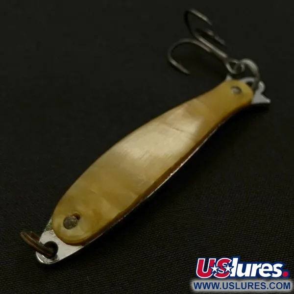 Vintage   Worth Water Demon, 1/4oz abalone fishing spoon #23889
