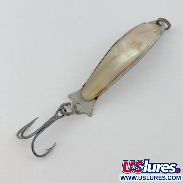 Vintage   Compac Abalone Spoon (Japan), 3/16oz Abalone pearl fishing spoon #23890