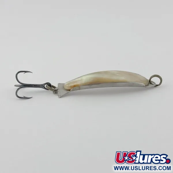 Vintage   Compac Abalone Spoon (Japan), 3/16oz Abalone pearl fishing spoon #23890
