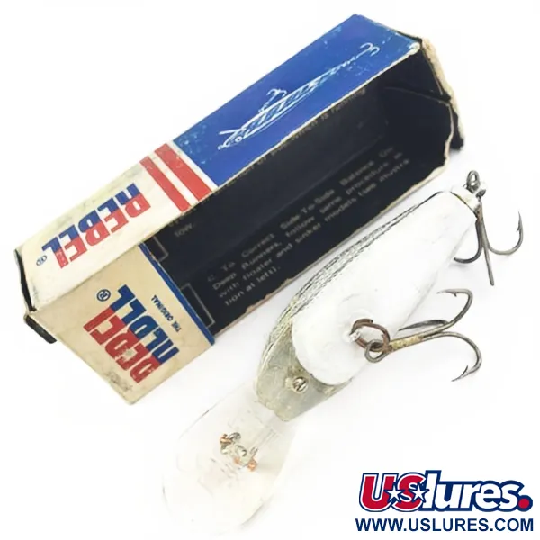   Rebel Super R, 1/2oz Silver fishing lure #23898