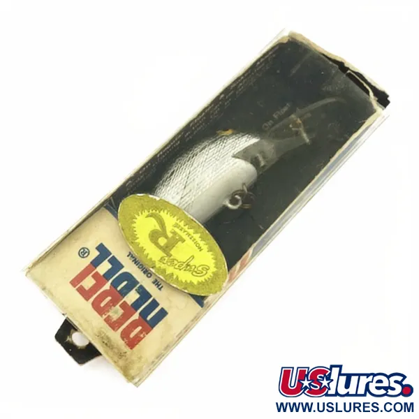   Rebel Super R, 1/2oz Silver fishing lure #23898