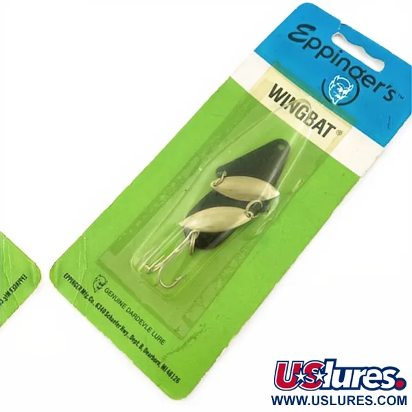   Eppinger Wingbat, 1/2oz Black fishing spoon #23900