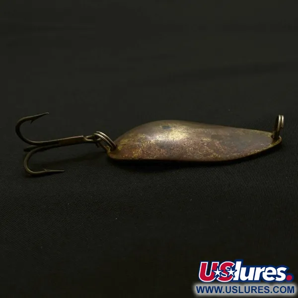 Vintage  Seneca Little Cleo (Hula Girl), 3/4oz bronze fishing spoon #23903