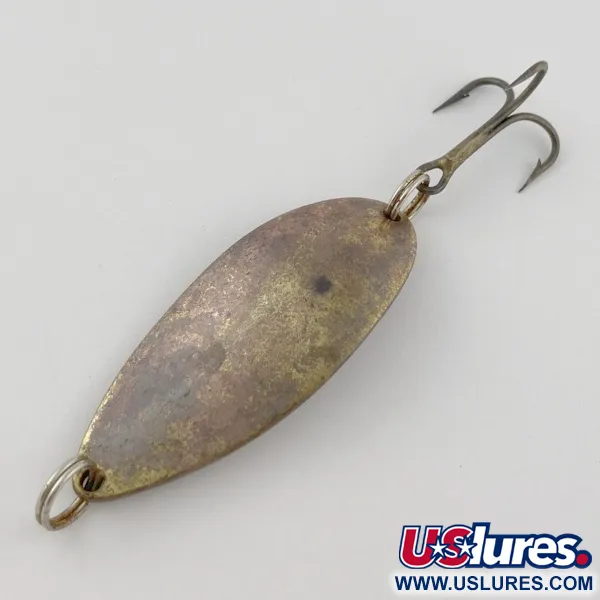 Vintage  Seneca Little Cleo (Hula Girl), 3/4oz bronze fishing spoon #23903