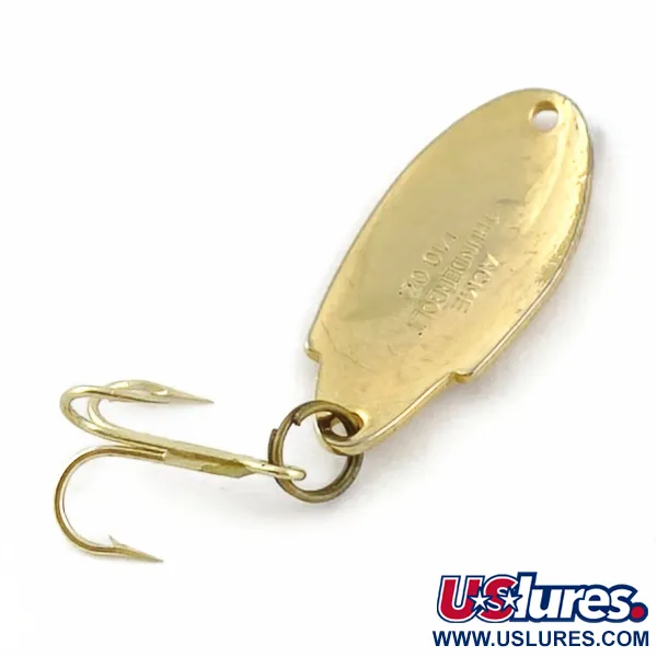 Vintage   Acme Thunderbolt, 1/8oz gold fishing spoon #23905