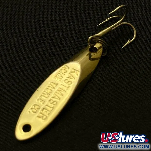 Vintage  Acme  Kastmaster, 1/8oz gold fishing spoon #23906