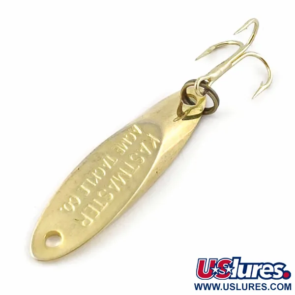Vintage  Acme  Kastmaster, 1/8oz gold fishing spoon #23906