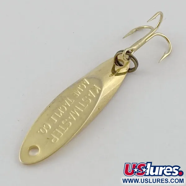 Vintage  Acme  Kastmaster, 1/8oz gold fishing spoon #23906