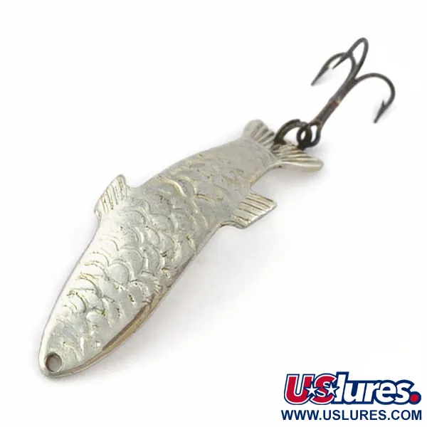 Vintage   Vintage Phoebe (pre Acme), 1/8oz nickel fishing spoon #23909