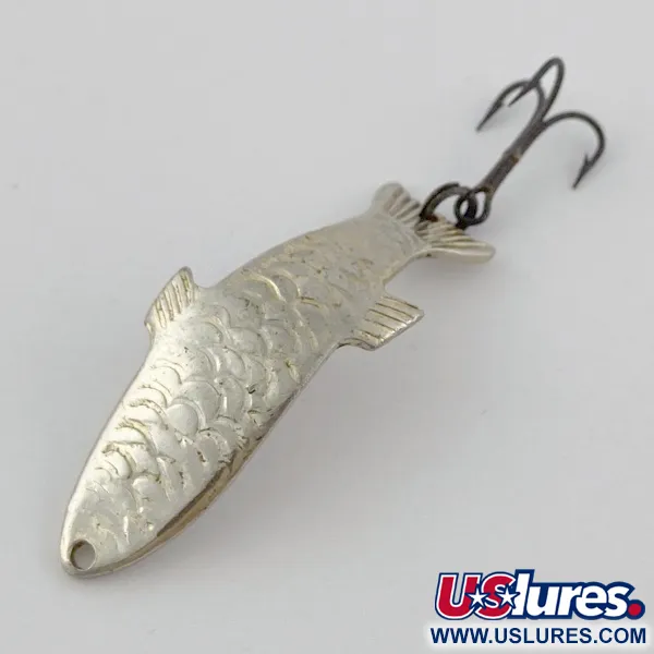 Vintage   Vintage Phoebe (pre Acme), 1/8oz nickel fishing spoon #23909