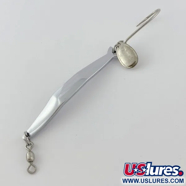 Vintage   Luhr Jensen Kokanee King, 1/2oz  Nickel fishing spoon #23916