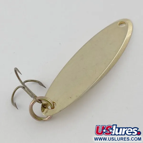 Vintage  Acme Kastmaster, 1/4oz gold fishing spoon #23917