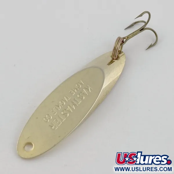 Vintage  Acme Kastmaster, 1/4oz gold fishing spoon #23917