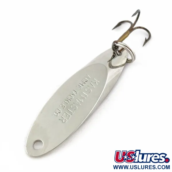 Vintage  Acme  Kastmaster, 1/4oz nickel fishing spoon #23918