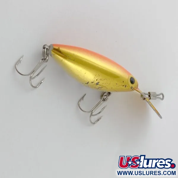 Vintage   Storm Hot'N'Tot Thin Fin, 1/4oz Gold / orange fishing lure #23920