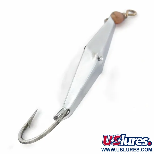 Vintage   James E. Clark Clark Spoon 1, 1/4oz nickel fishing spoon #23923