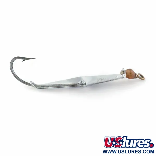 Vintage   James E. Clark Clark Spoon 1, 1/4oz nickel fishing spoon #23923