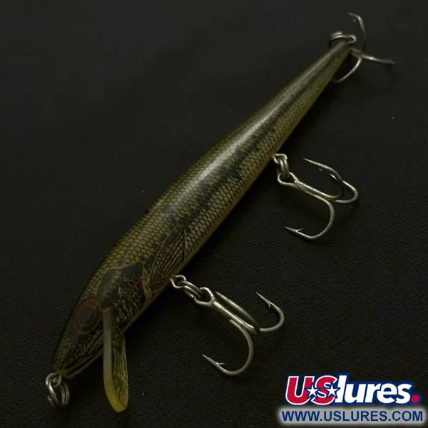 Vintage   Rebel Floater F12, 1/3oz Naturalized Baby Bass fishing lure #23934