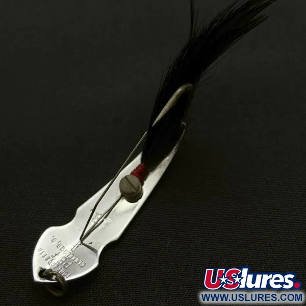 Vintage  Tony Accetta Tony Acetta Pet Spoon 13, 1/4oz nickel fishing spoon #23938