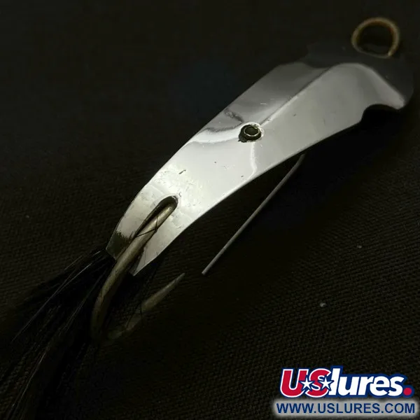 Vintage  Tony Accetta Tony Acetta Pet Spoon 13, 1/4oz nickel fishing spoon #23938