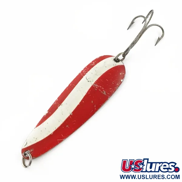 Vintage   Herter's Spoon, 3/4oz nickel/red eyes fishing spoon #23939