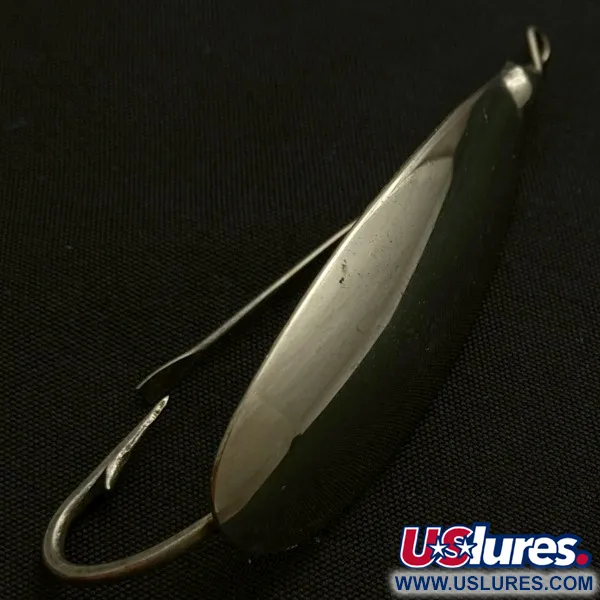 Vintage   Johnson Silver Minnow Weedless, 1/3oz nickel fishing spoon #23945