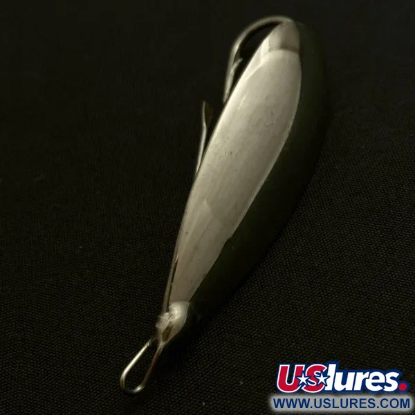 Vintage   Johnson Silver Minnow Weedless, 1/3oz nickel fishing spoon #23945
